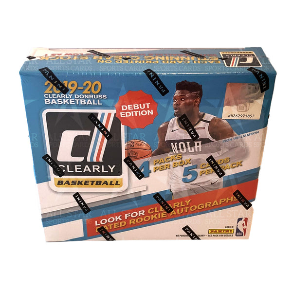 2019/20 Panini Clearly Donruss Basketball Hobby Box