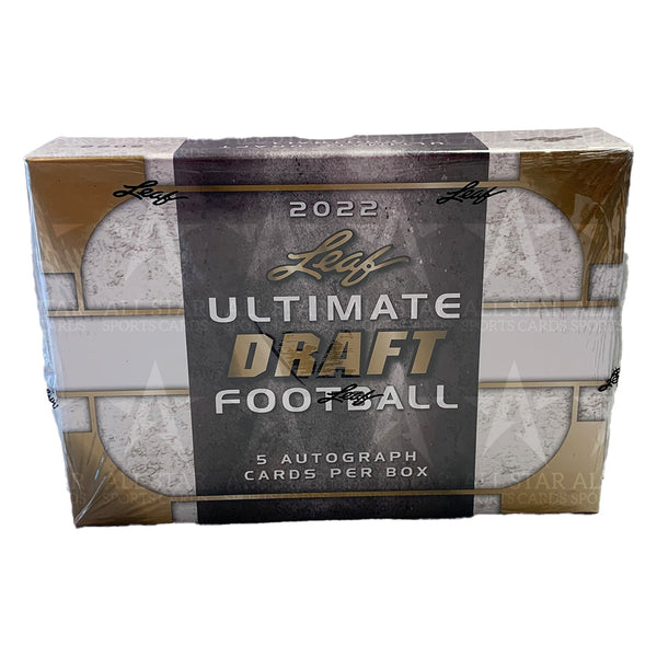 2022 Leaf Ultimate Draft Football Hobby Box