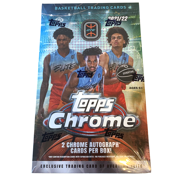 2021-22 Topps Chrome Overtime Elite Basketball Hobby Box