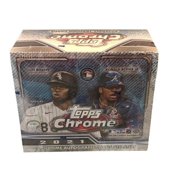 2021 Topps Chrome Baseball Jumbo HTA Box