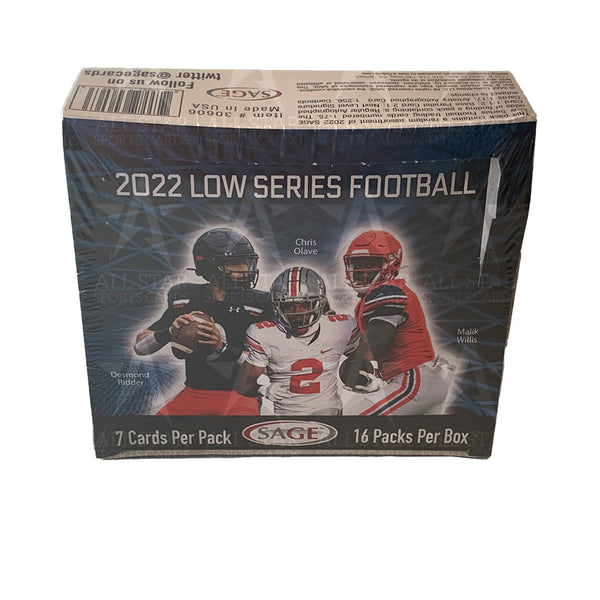 2022 Sage Hit Low Series Football Hobby Box